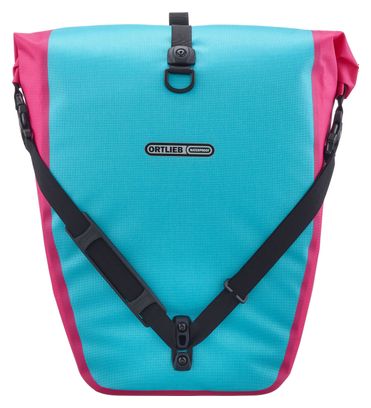 Ortlieb Back-Roller Cyber 20L Fahrradtasche Cyber Blau Rosa