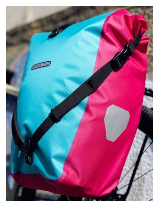 Ortlieb Back-Roller Cyber 20L Fahrradtasche Cyber Blau Rosa