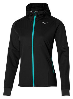 Chaqueta impermeable <strong>Mizuno Thermal Charge para mujer Negro Azul</strong>