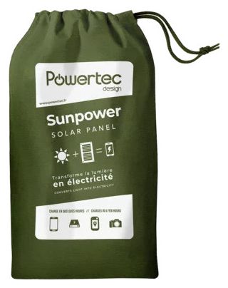 Cargador Solar Portátil Powertec <p> <strong>PTFlap16 Dual USB </strong></p>Verde