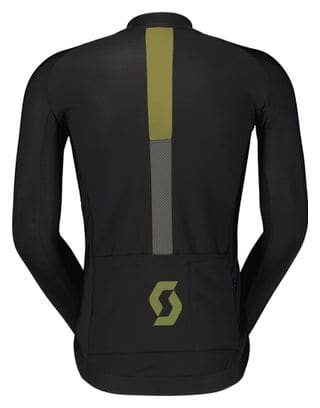 Uomo Scott RC Pro Warm Hybrid Windstopper Long Sleeve Giacca Nero/Verde