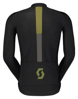 Men's Scott RC Pro Warm Hybrid Windstopper Long Sleeve Jacket Black/Green