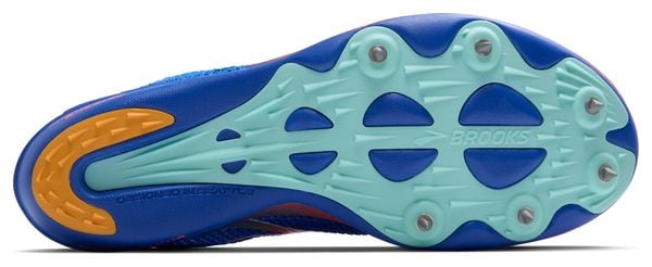 Chaussures d'Athlétisme Brooks Hyperion Elite LD Bleu/Rose Unisexe