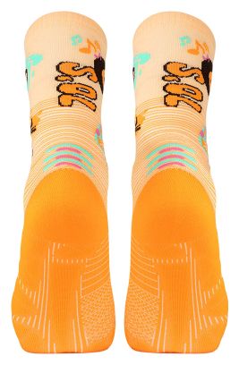 BV Sport Run Marathon-sokken, 70s-collectie, oranje