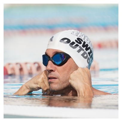 BuddySwim OzeanX Zwembril Zwart/Blauw Spiegel