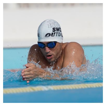 BuddySwim OzeanX Zwembril Zwart/Blauw Spiegel