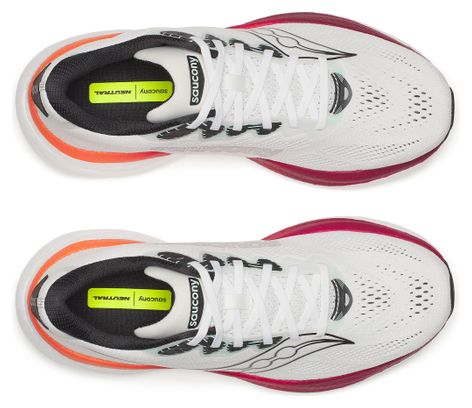 Zapatillas de running Saucony Ride 19 Blanco/Rojo Hombre