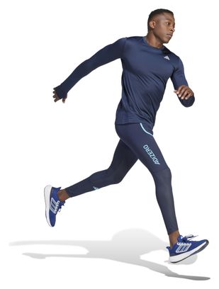 Maillot manches longues adidas Performance Own The Run Bleu