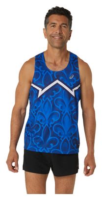 Asics Nations Run Paris tank top Blue