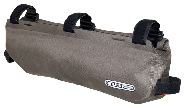 Bolsa de cuadro Ortlieb Frame-Pack RC Toptube 4L Gris Arena Oscuro Beige