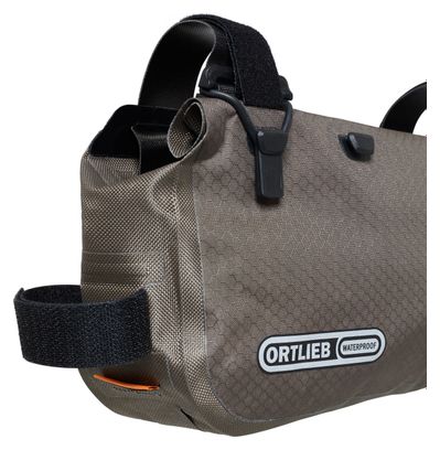 Bolsa de cuadro Ortlieb Frame-Pack RC Toptube 4L Gris Arena Oscuro Beige