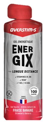 Gel Énergétique Overstims Energix Fraise/Banane 34g