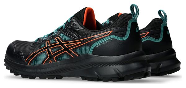 Chaussures Trail Asics Trail Scout 3 Noir/Vert Homme