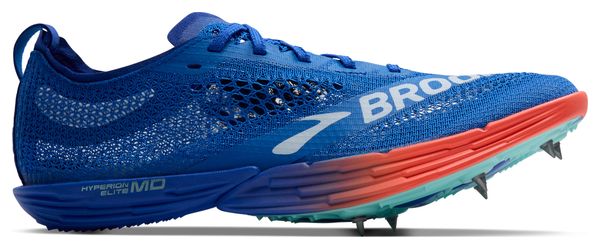 Chaussures d'Athlétisme Brooks Hyperion Elite MD Bleu/Rose Unisexe