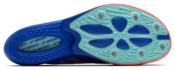 Chaussures d'Athlétisme Brooks Hyperion Elite MD Bleu/Rose Unisexe