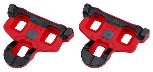 Coppia di tacchette BBB PowerClip 3 ° rosse