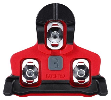 Coppia di tacchette BBB PowerClip 3 ° rosse