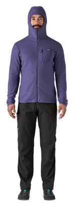 Polaire Patagonia R1 Air Full-Zip Hoody Violet Homme