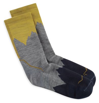 Calzini Buff Merino Lightweight Crew LWC3 Grigio/Beige