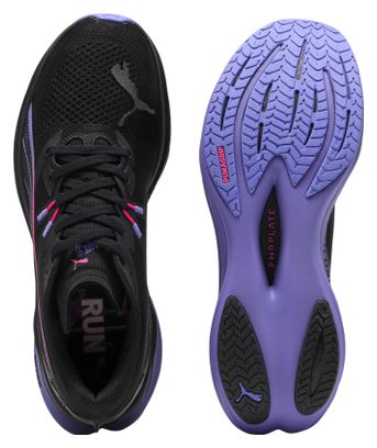 Puma Running Shoes Deviate Nitro Digitokyo Black/Purple Man