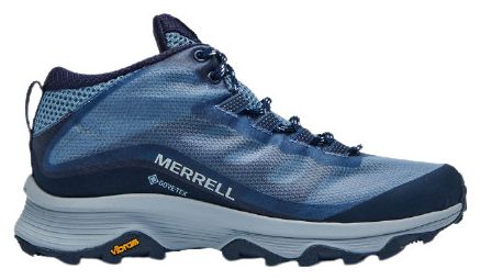 Chaussures de Randonnée Femme Merrell Moab Speed Mid Bleu GTX