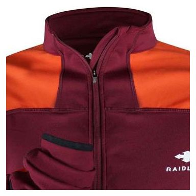Maillot manches longues 1/2 Zip Raidlight Wintertrail Rouge