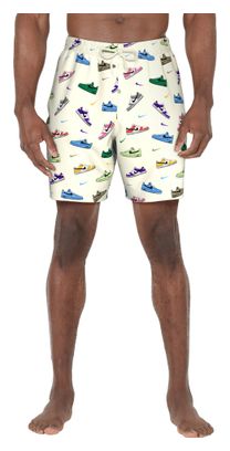 Nike Swim Breaker Men's Swim Shorts - White/Multicolor | Alltricks.com