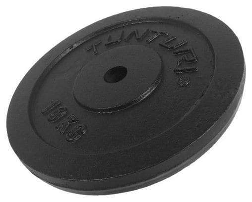 TUNTURI Disque musculation 10kg noir  unité