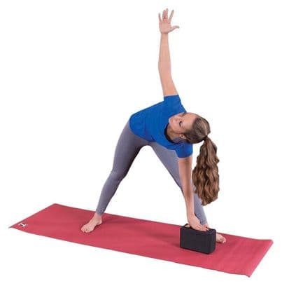 Bloc de Yoga - Léger - Noir - Convient pour la méditation ou le yoga