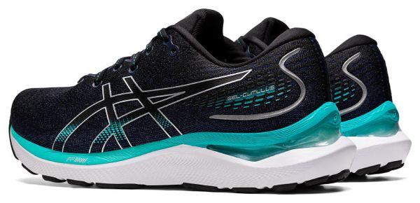 Chaussures Running Asics Gel Cumulus 24 Noir Bleu Femme