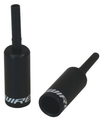 Jagwire 5mm End Caps Lined Black (x50)