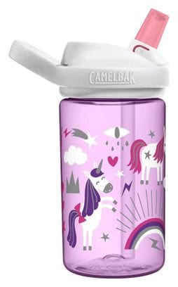 Camelbak Eddy+ Unicorns 400ML White / Pink Kids Water Bottle