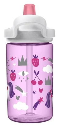 Camelbak Eddy+ Unicorns 400ML White / Pink Kids Water Bottle
