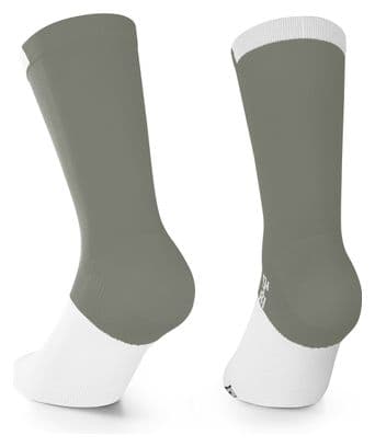 Assos GT C2 Unisex Socks Light Green/White
