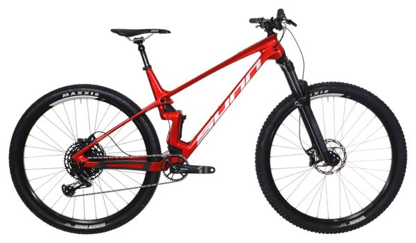 Vélo d'Exposition - VTT Tout-Suspendu Sunn Shamann TR S2 Sram SX Eagle 12V Rouge 2023