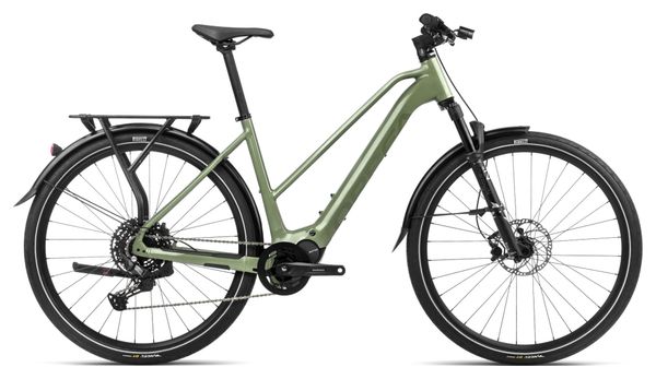Orbea Kemen Mid 30 Electric Trekking Bike Shimano Cues 10S 540 Wh 29'' Urban Green 2024