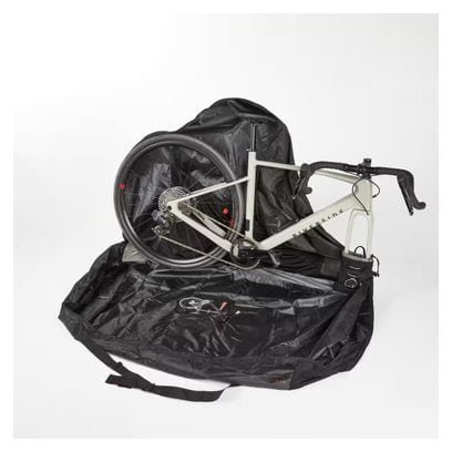 Bolsa de transporte compacta para bicicleta Decathlon Negra