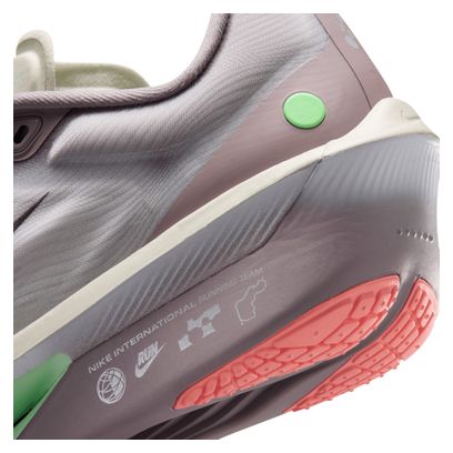Nike Zoom Fly 6 Running Shoes, Gray/Green, Women's