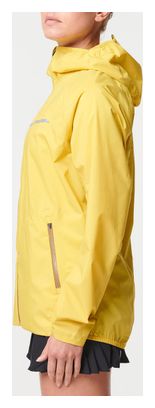 Wasserdichte Jacke Kiprun Rain 500 Gelb