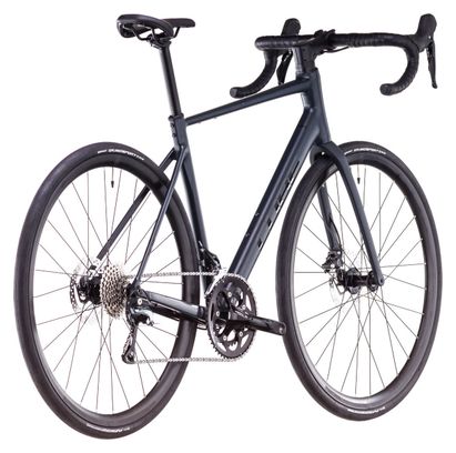 Cube Attain Bicicleta de carretera Shimano Tiagra 10S 700 mm Negro Noche Azul 2025