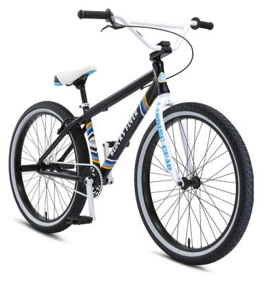 BMX Freestyle SE Bikes Blocks Flyer 26'' Noir Blanc Sparkle 2021