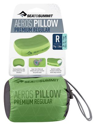 Sea To Summit Aero Premium Lime Regular Pillow