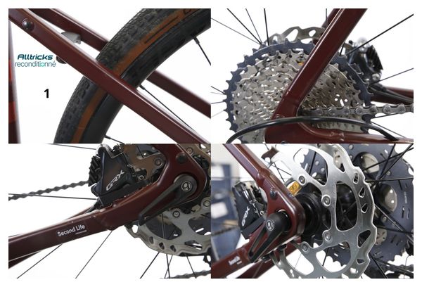 Gravel Bike Trek Checkpoint ALR 5 Driftless Shimano GRX 11V 700 mm Rouge Blood - Produit Reconditionné 