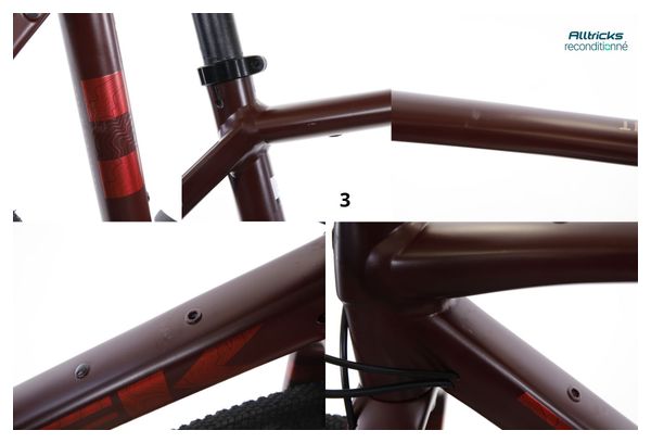 Gravel Bike Trek Checkpoint ALR 5 Driftless Shimano GRX 11V 700 mm Rouge Blood - Produit Reconditionné 