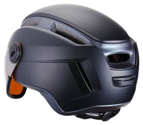 Indra speed 45 helmet with integrated mask Matte Black