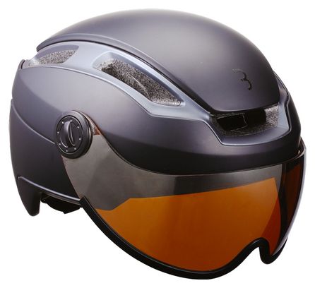 Indra speed 45 helmet with integrated mask Matte Black