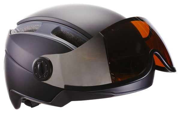 Indra speed 45 helmet with integrated mask Matte Black