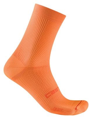 Chaussettes Castelli Espresso 2 Femme Orange