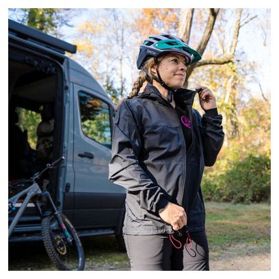 Chaqueta Cortaviento con Cremallera G-Form Negra