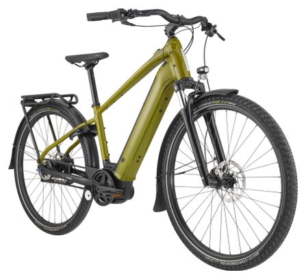 Electric City Bike Cannondale Mavaro Neo 4 Shimano Nexus 5V Belt 500 Wh 27.5'' Green